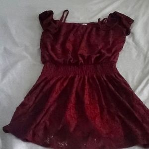 American eagle off the shoulder dress